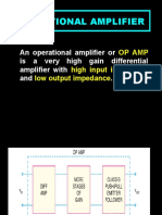 Operational Amplifier: Op Amp High Input Impedance Low Output Impedance