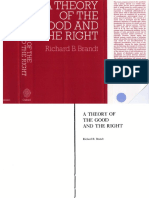 A Theory of The Good and Right by Richard B. Brandt
