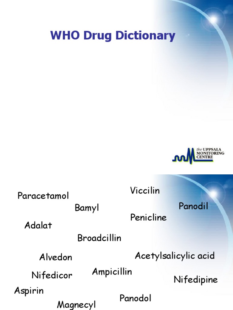 WHO Drug Dictionary | PDF | Drugs | Aspirin