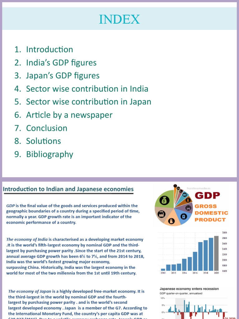 Index | PDF | Gross Domestic Product | Economy Of India