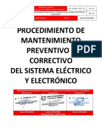 SG - SSTMA - PETS - 003 - Mtto - Sist. Eléctricos y Electrónico
