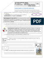 Mantenimiento preventivo y fallas comunes