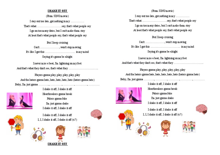Shake It Off | PDF