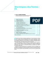 Traitements Thermiques Des Fontes-Guide de Choix