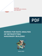 Norms For Rate Analysis of Retrofitting Masonry Building