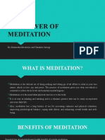 Power of Meditation