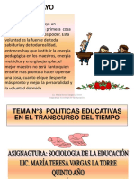 Tema 3 Politicas Educativas en La Historiaboliviana