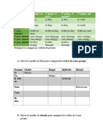 Conjugaison Des Verbes Present Pratique