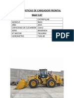 Caracteristicas de Cargador Frontal 966h