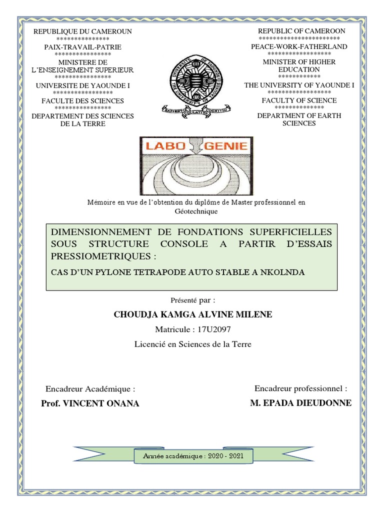 Dimensionnement de fondations pylône | PDF | Fondation (construction ...