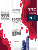 Triptico Creativo Rojo