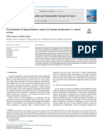 Pretratamiento de Residuos Lignocelulosicos para La Obtencion de Biocombustibles