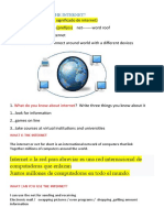 LESSON 4 WHAT IS THE INTERNET Realizar Esta Tarea de Ingles