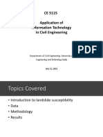 Lec-4 Landslide Susceptibility Analysis Tutorial