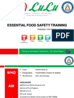 Essential Food Safety Training