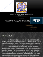 Railway Wagon Braking System: KSRM College of Engineering Kadapa