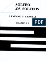 Solfeo de Los Solfeos - Volumen 1a - Lemoine y Carulli