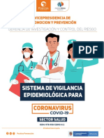 Sistema Vigilancia Epidemiologica Covid19 Sector Salud