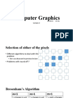Lecture#2 Bresenham's Algorithm