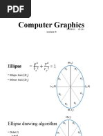 Lecture#4 Midpoint Ellipse Drawing Algorithm