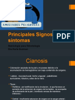 Principales Signos y Sintomas Semiologia Odontologia