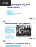 Conflicting Memory and Social Media: Memorialising The Northern Irish Troubles On Instagram