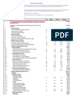 Presupuesto Modificado