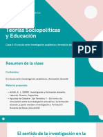 Clase 3 2021 - Teorias Sociopoliticas y Educacion