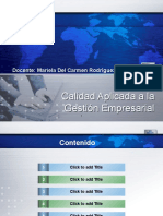 Curso Calidad Aplicada A La Gestión