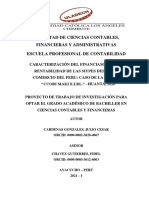 Facultad de Ciencias Contables, Financieras Y Administrativas Escuela Profesional de Contabilidad