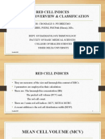 RBC Indices & Intro To Anaemia