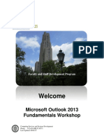 Microsoft Outlook 2013 Fundamentals Manual