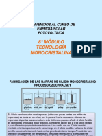 8° MÓDULO Tecnología Monocristalina