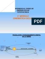 6° MÓDULO Cinemática Solar