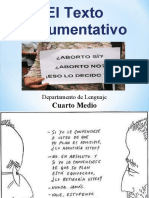 CUARTO MEDIO Ppt. Texto Argumentativo.