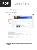 Exercício 32 - Editar Vídeo