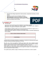 Plan de Actividades de Continuidad Pedagógica: Muy Importante: Realizá Las Actividades Con Birome