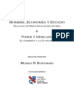 Murray N. Rothbard - Hombre, Economía y Estado_ Tratado de Principios de Economía _ Poder y Mercado_ El Gobierno y La Economía