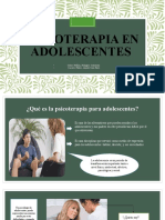 Psicoterapia en Adolescentes