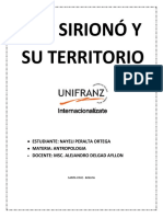 Los Sirionó y Su Territorio