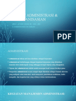 Diklat Administrasi Dan Organisasi