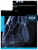 Fatigue Testing of 3D-Printed Compliant Joints: An Experimental Study