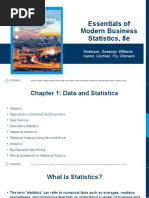 Chapter 1 - Statistics and Its Application