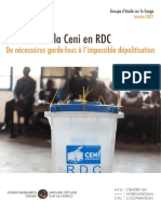 Rapport Final Gec 01 2021 Reforme Ceni Necessaires Garde de Fous Impossible Depolitisation Rdc