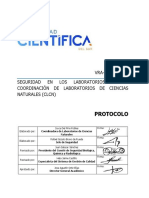 Protocolo de Seguridad en Los Laboratorios de La CLCN