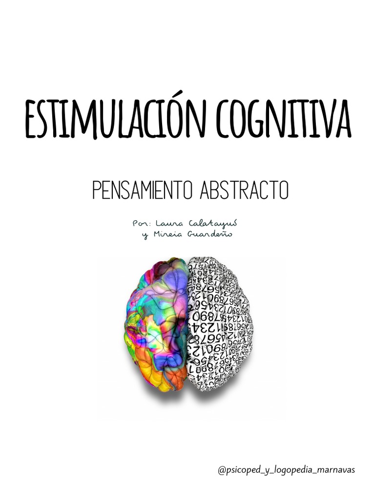 Estimulación Cognitiva Pensamiento Abstracto | PDF