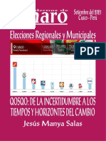 QOSQO: ELECCIONES REGIONALES Y MUNICIPALES 2022