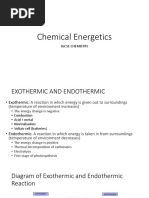 Chemical Energetics: Igcse Chemistry