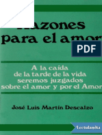 Razones para El Amor - Jose Luis Martin Descalzo