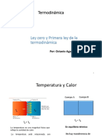 Ley Cero y Primera Ley de La Termodinámica